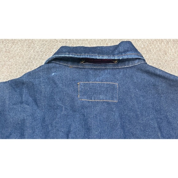 Lauren Jeans Co. Ralph Lauren Women's Vtg Fireman Clasp Denim Jacket Size 2X - Picture 10 of 11